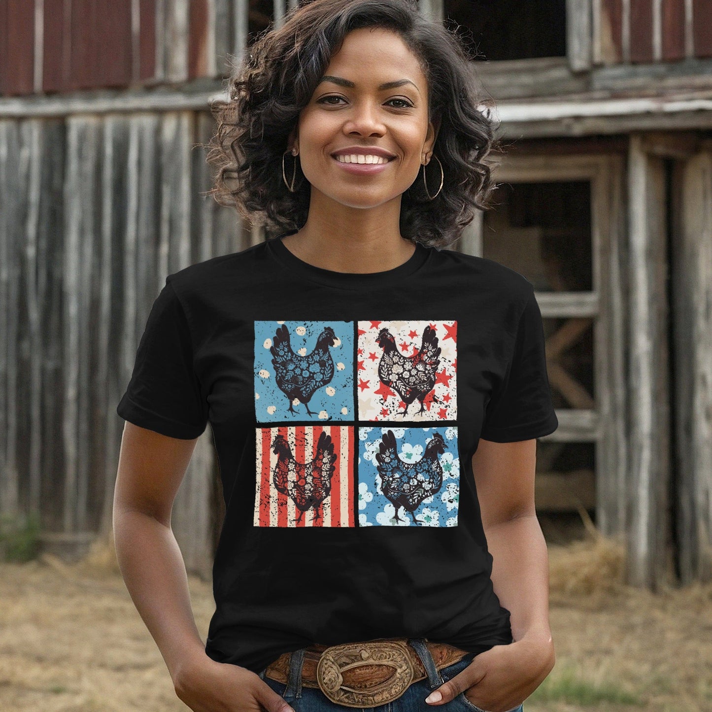 4th and Floral Chickens T-shirt