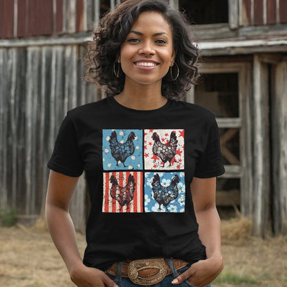 4th and Floral Chickens T-shirt