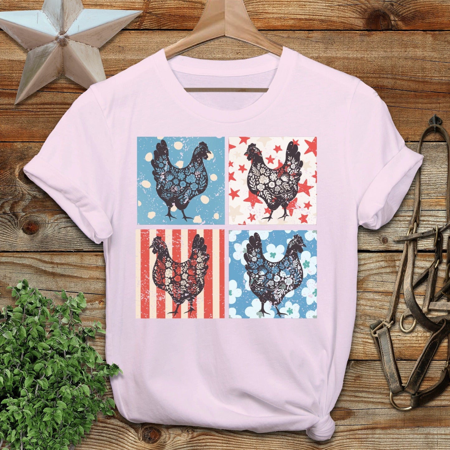 4th and Floral Chickens T-shirt