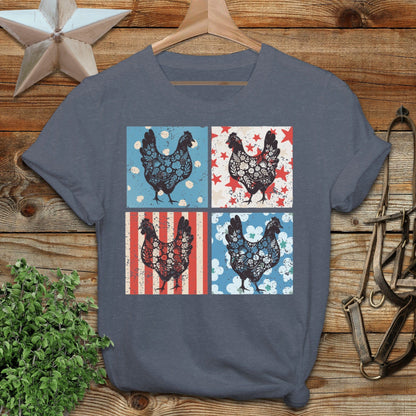 4th and Floral Chickens T-shirt