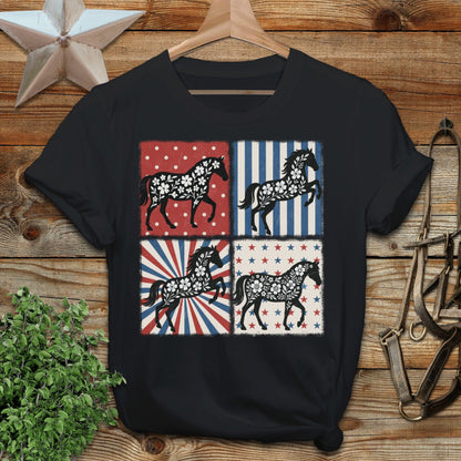 4th and Floral Horses T-Shirt