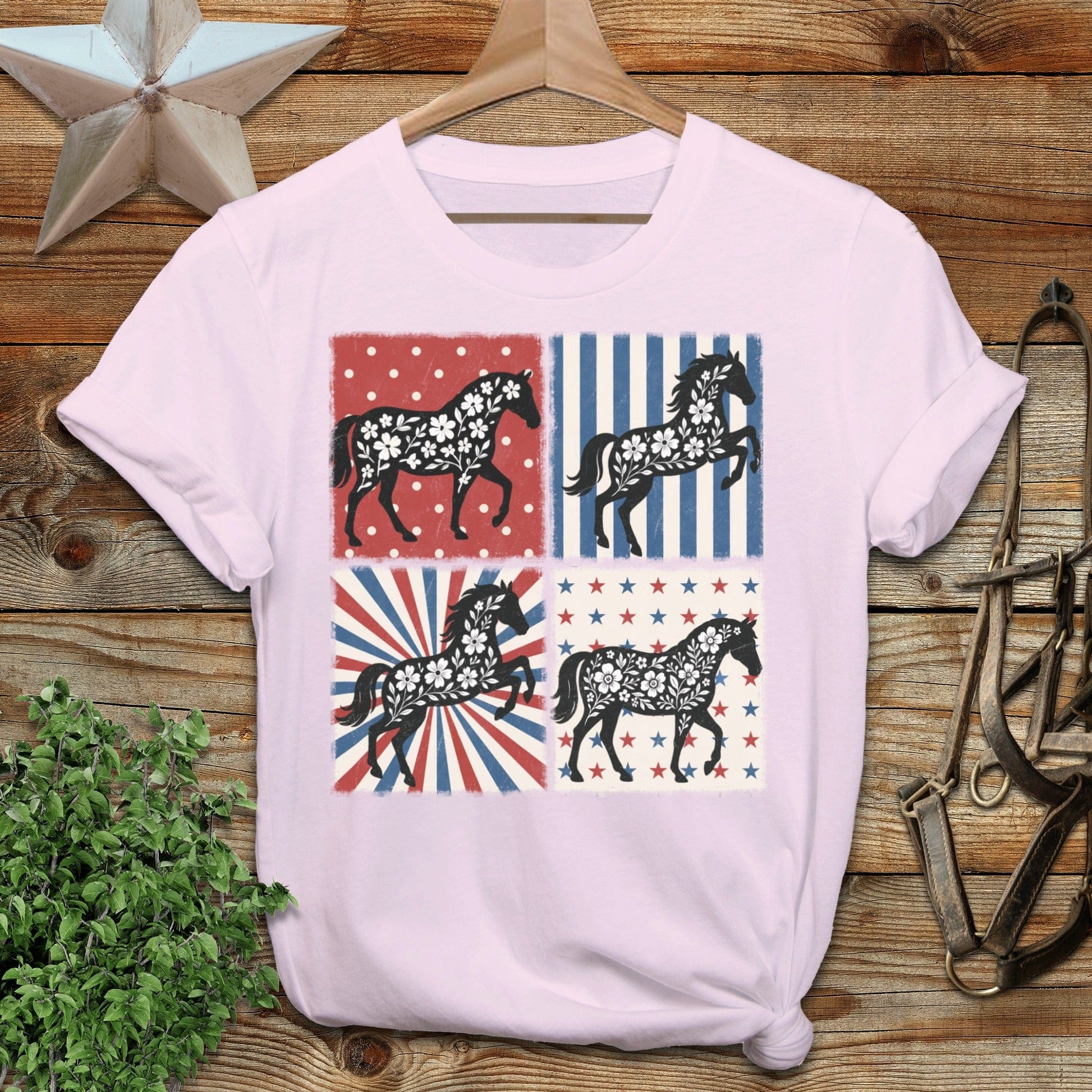 4th and Floral Horses T-Shirt