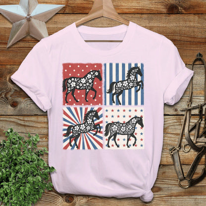 4th and Floral Horses T-Shirt