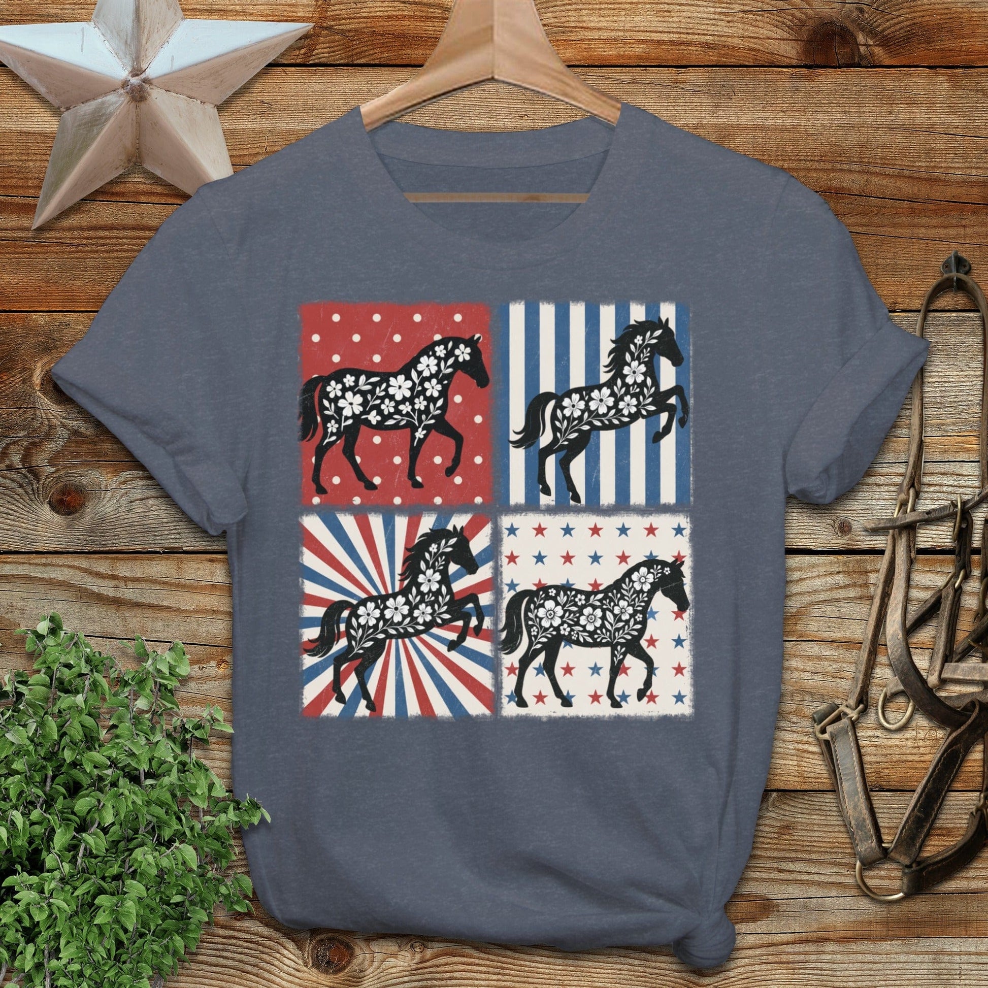 4th and Floral Horses T-Shirt