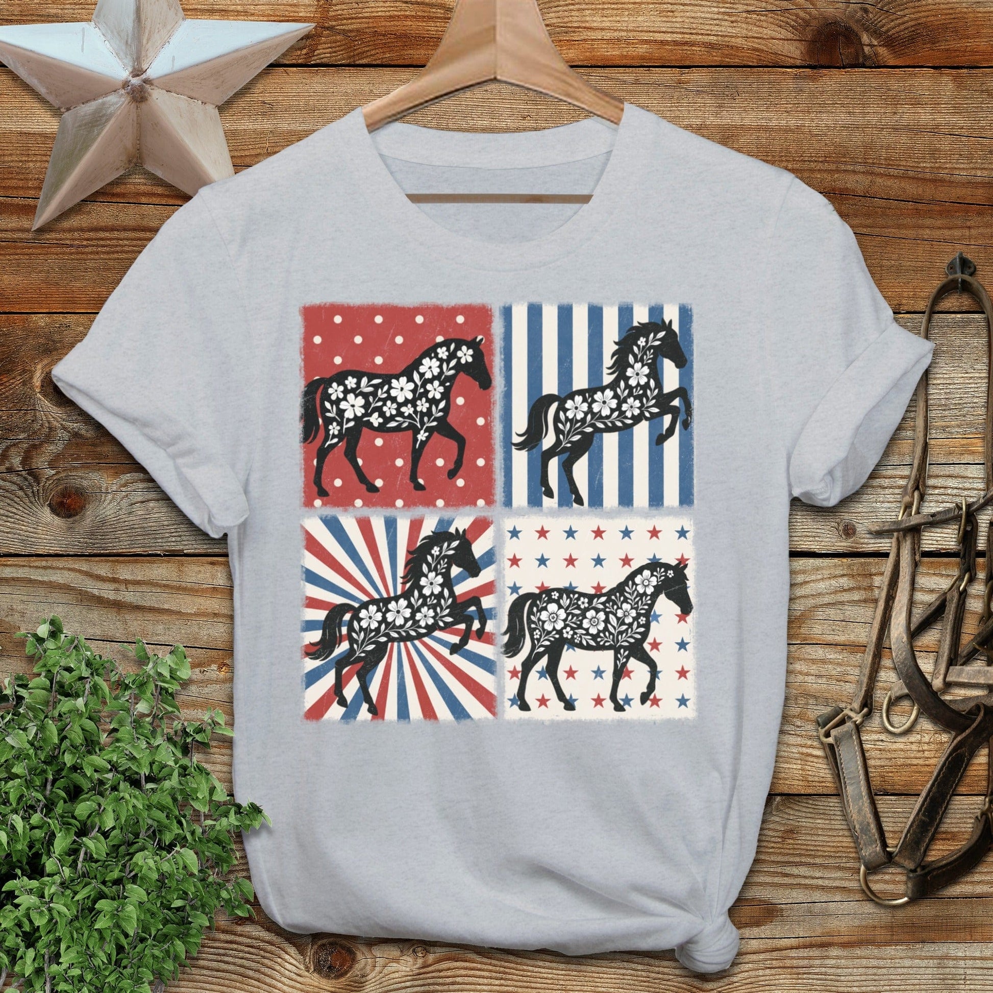 4th and Floral Horses T-Shirt