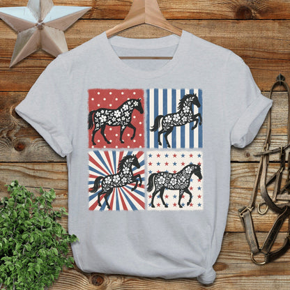 4th and Floral Horses T-Shirt