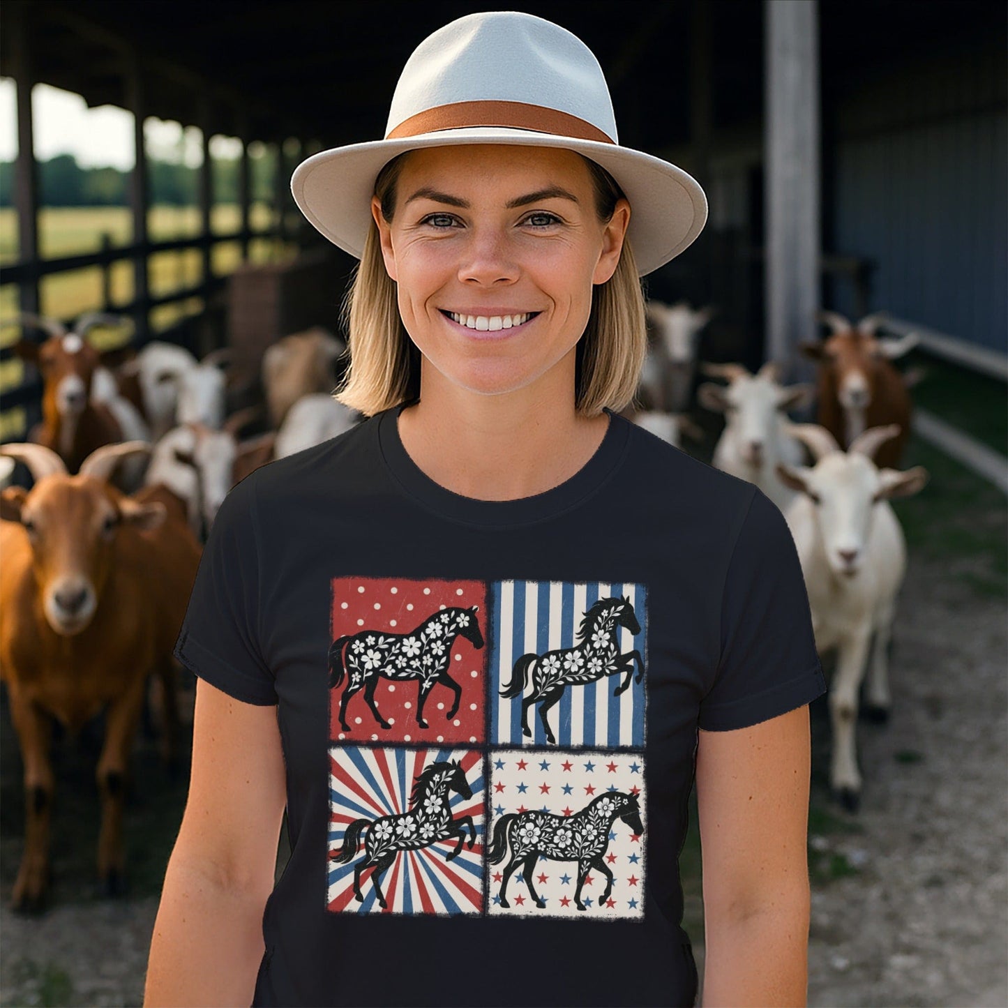 4th and Floral Horses T-shirt
