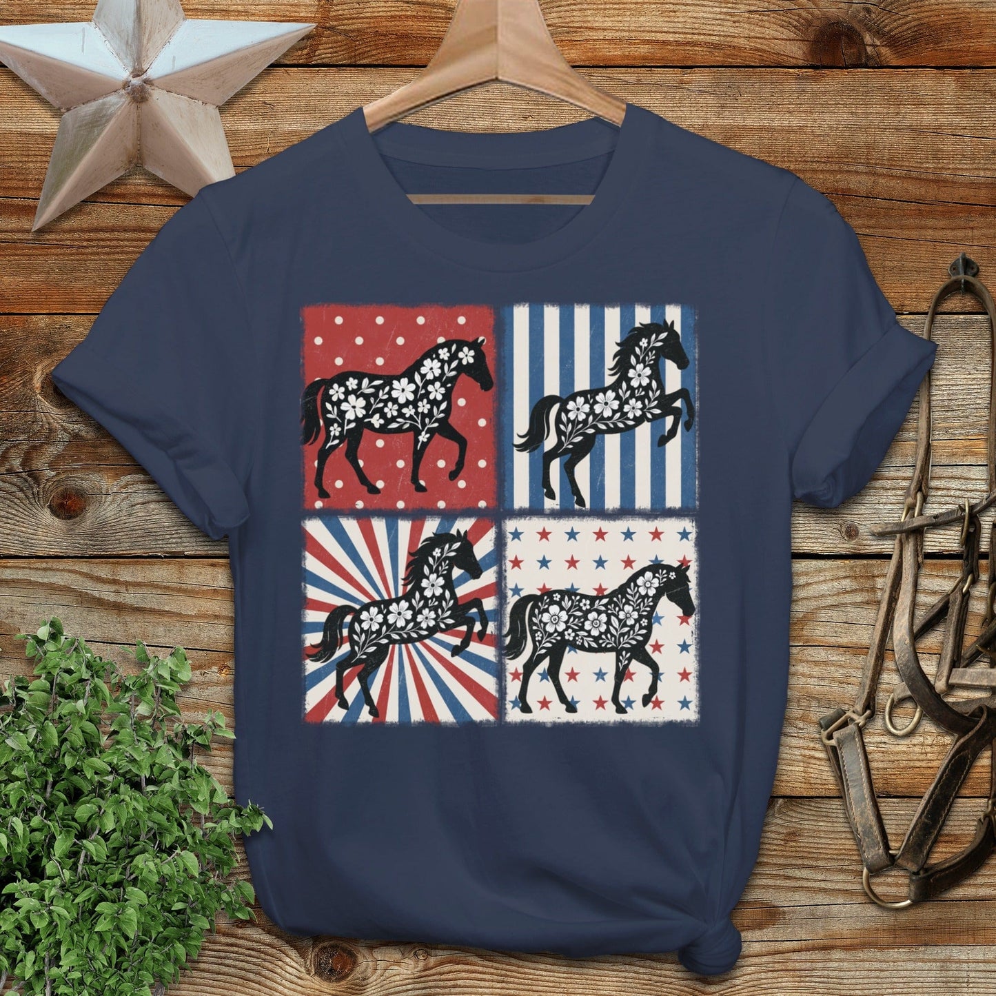 4th and Floral Horses T-shirt