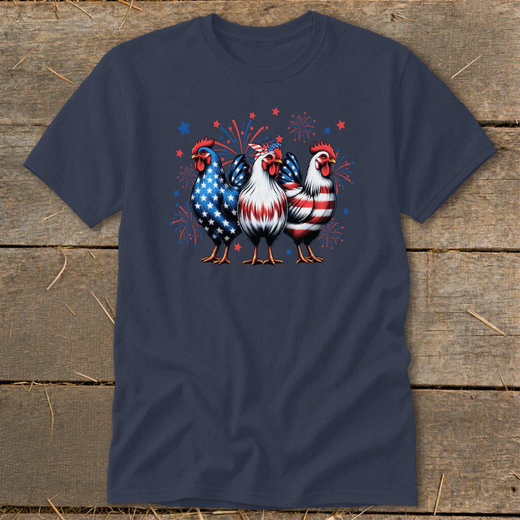 4th of July Chickens Classic Tee