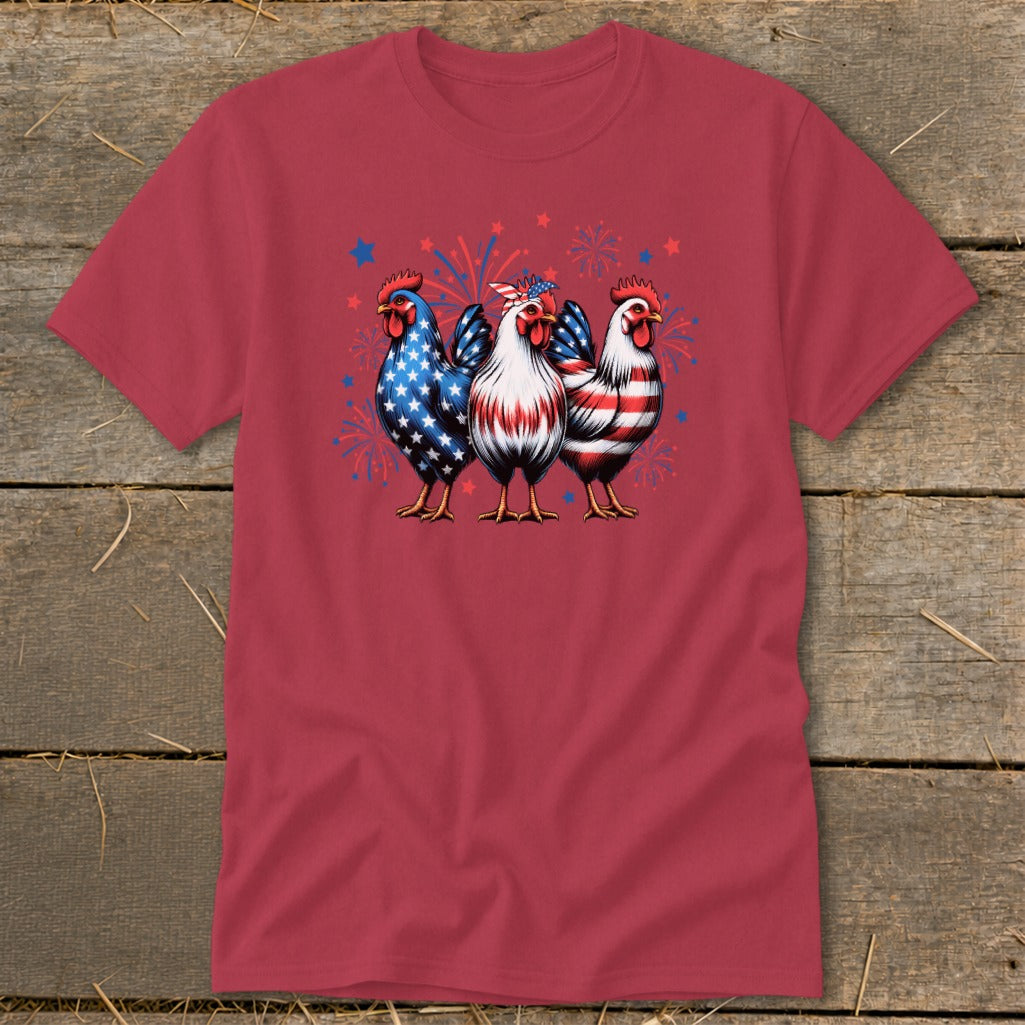 4th of July Chickens Classic Tee