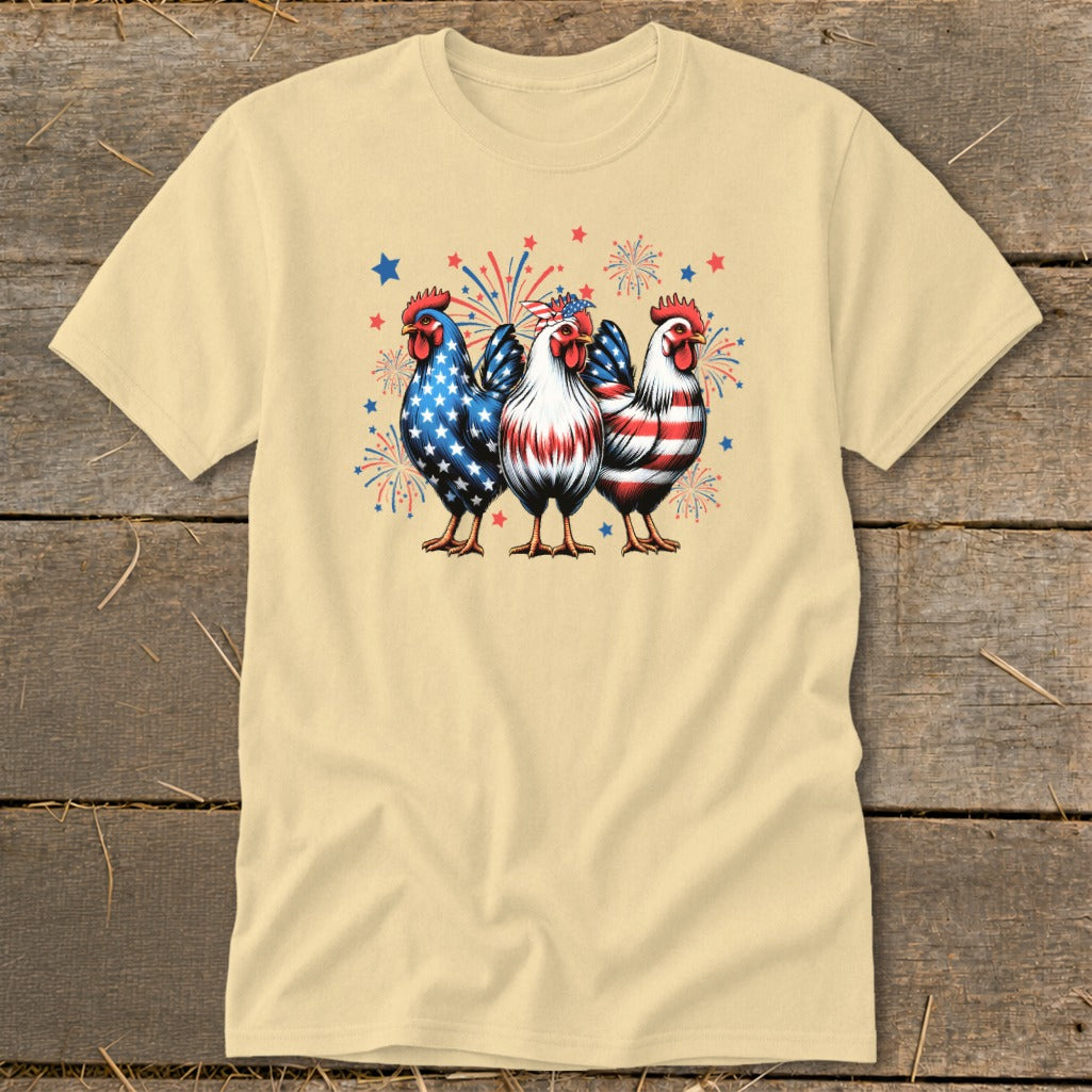 4th of July Chickens Classic Tee