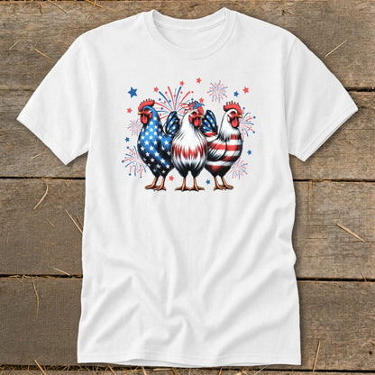 4th of July Chickens Classic Tee