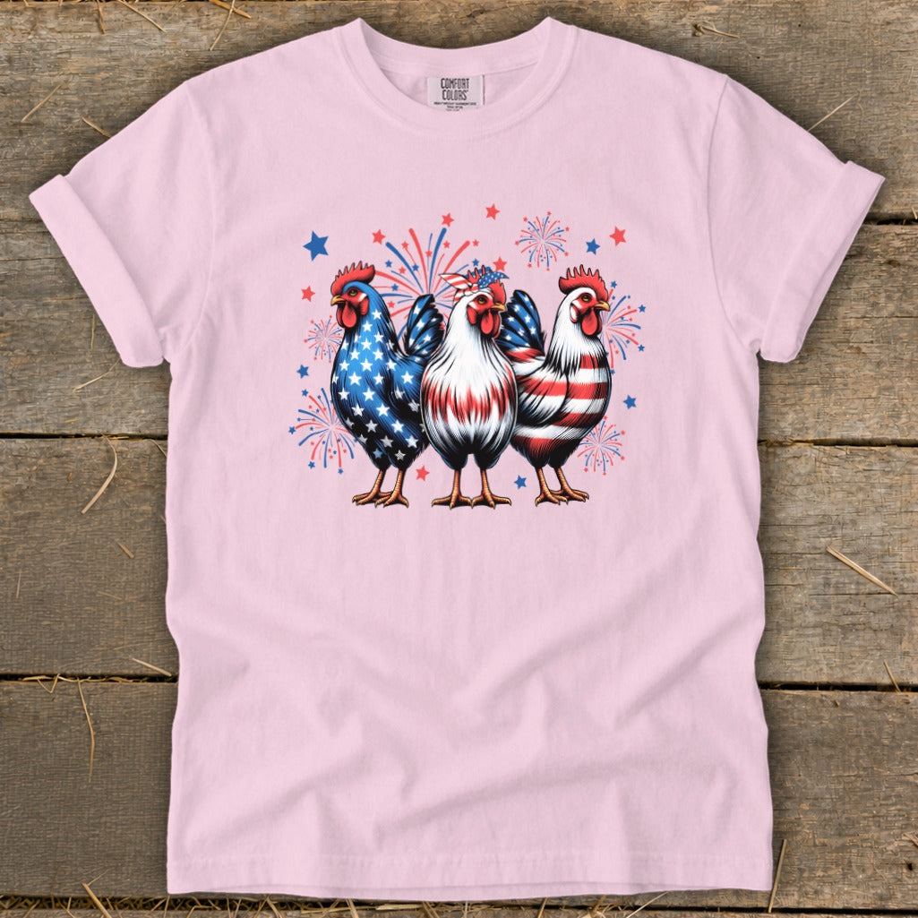 4th of July Chickens Signature Tee