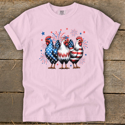 4th of July Chickens Signature Tee