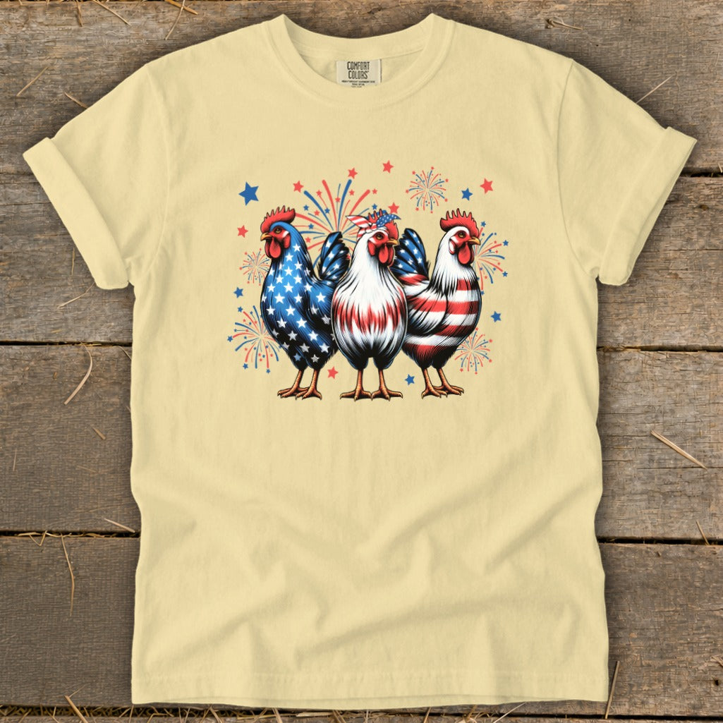 4th of July Chickens Signature Tee