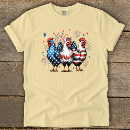 4th of July Chickens Signature Tee