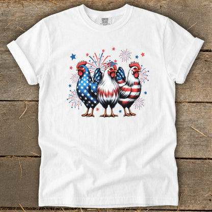 4th of July Chickens Signature Tee