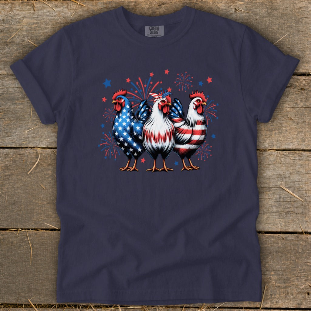 4th of July Chickens Signature Tee