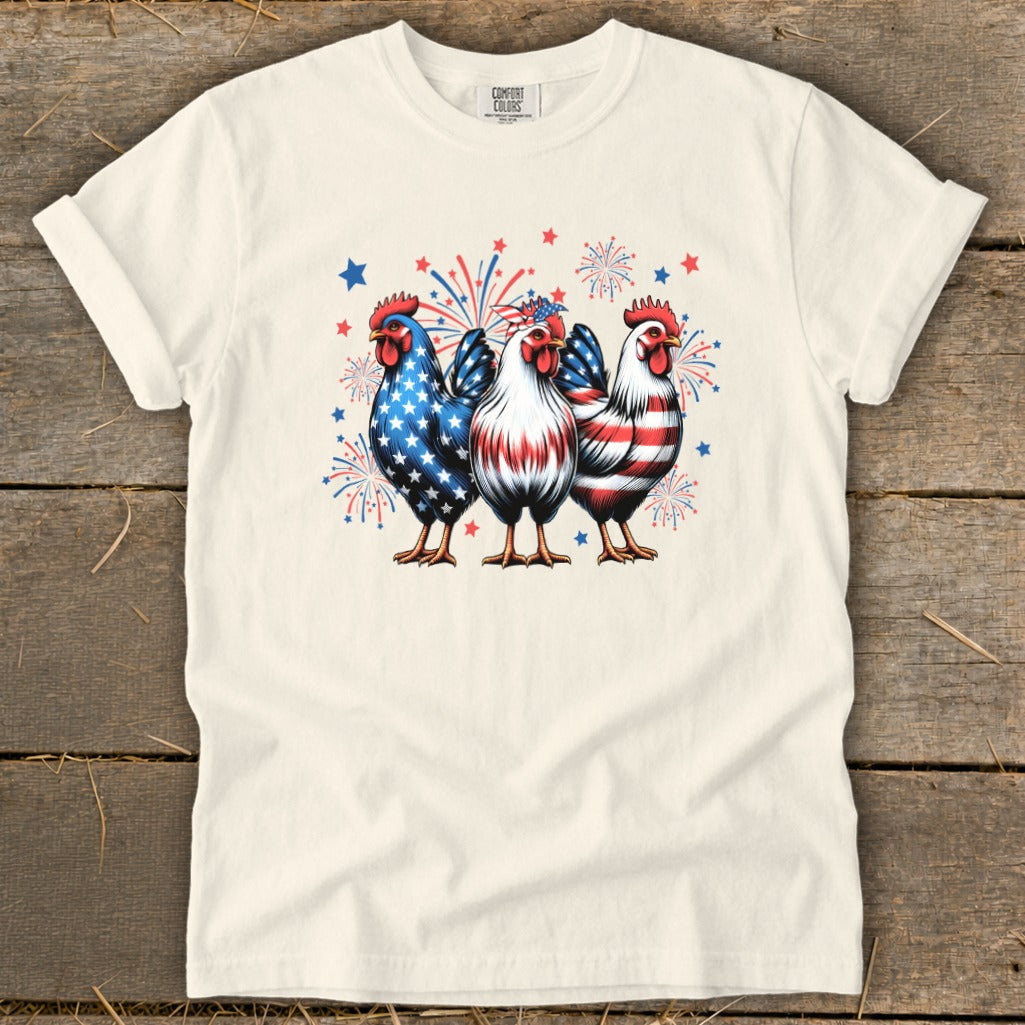 4th of July Chickens Signature Tee