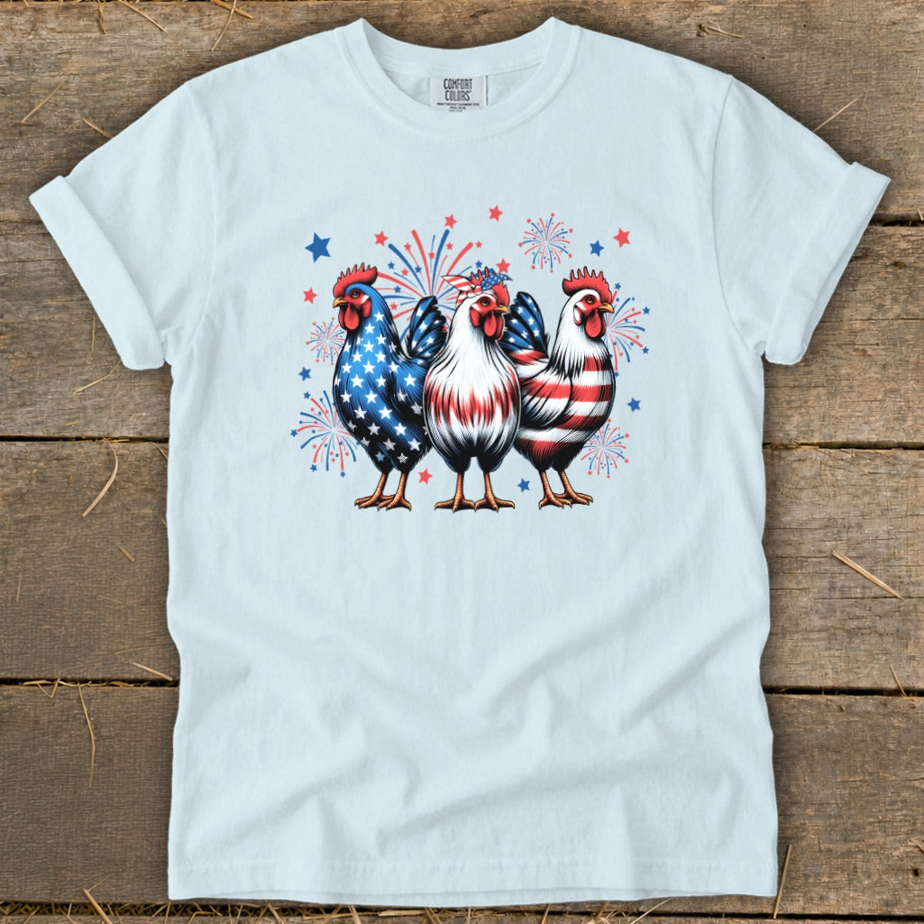 4th of July Chickens Signature Tee