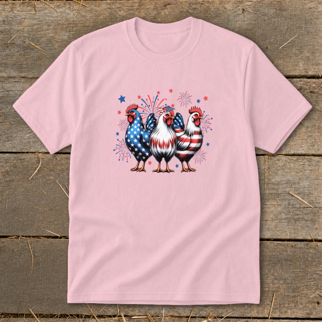 4th of July Chickens Youth Tee