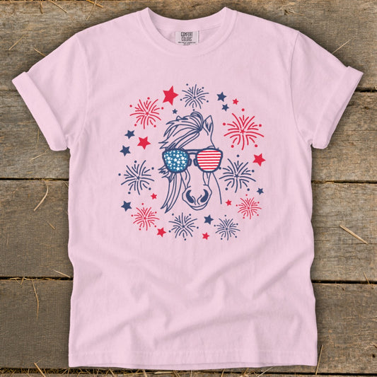 4th of July Horse Signature Tee
