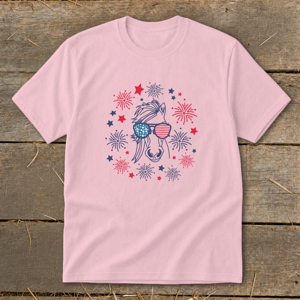 4th of July Horse Youth Tee