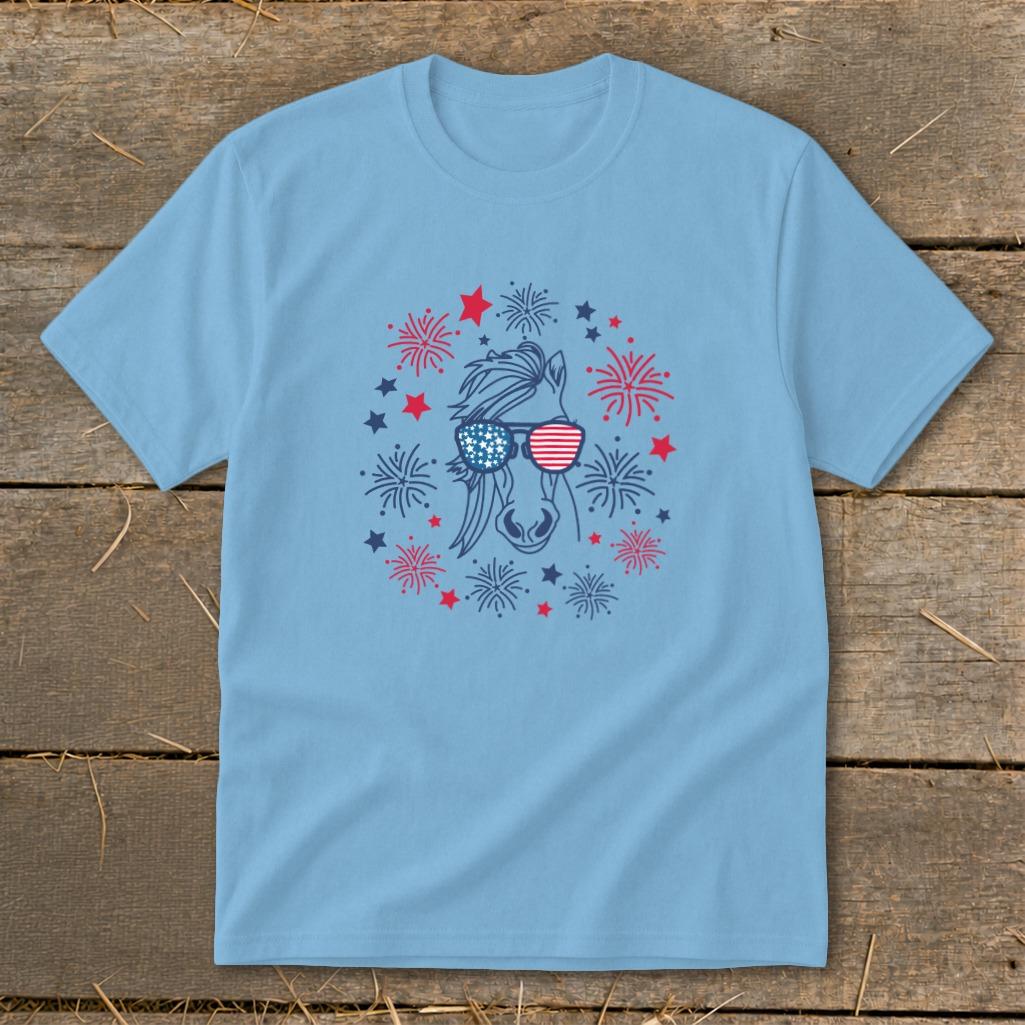 4th of July Horse Youth Tee