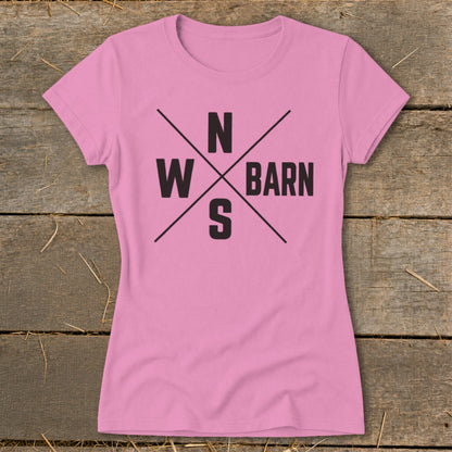 Barn Compass Ladies Tee