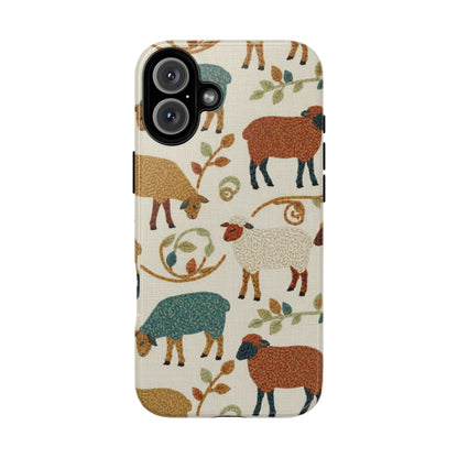 Folksy Sheep Phone Case