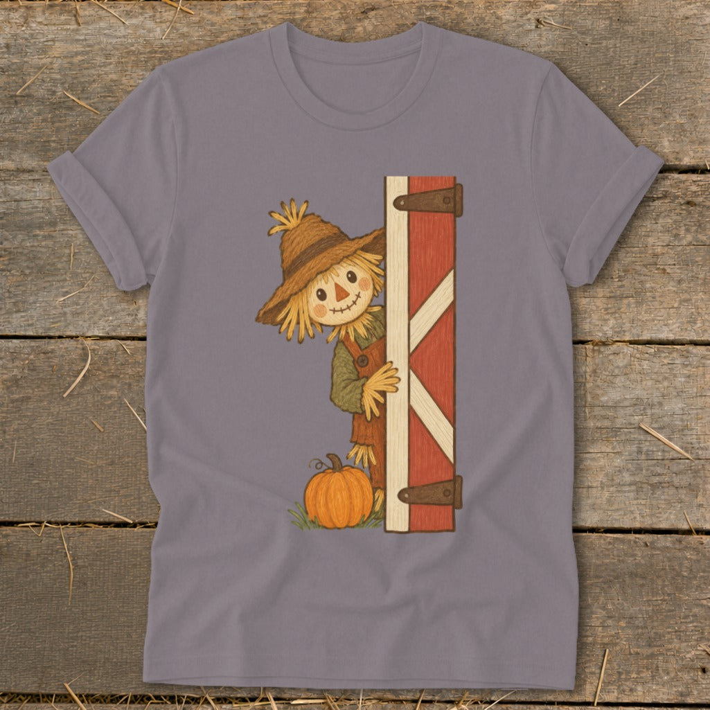 Peeking Scarecrow Softstyle Tee