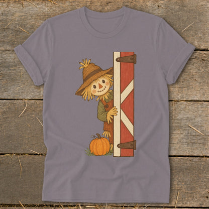Peeking Scarecrow Softstyle Tee