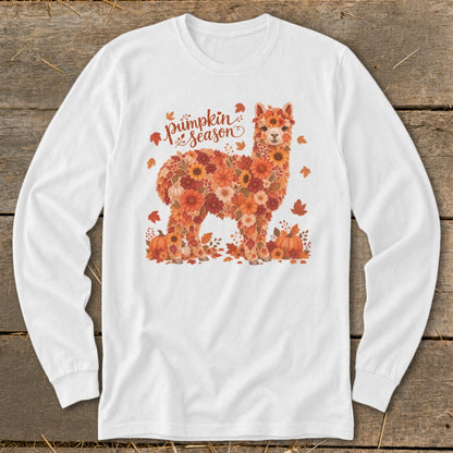 Fall Floral Alpaca Long Sleeve Tee