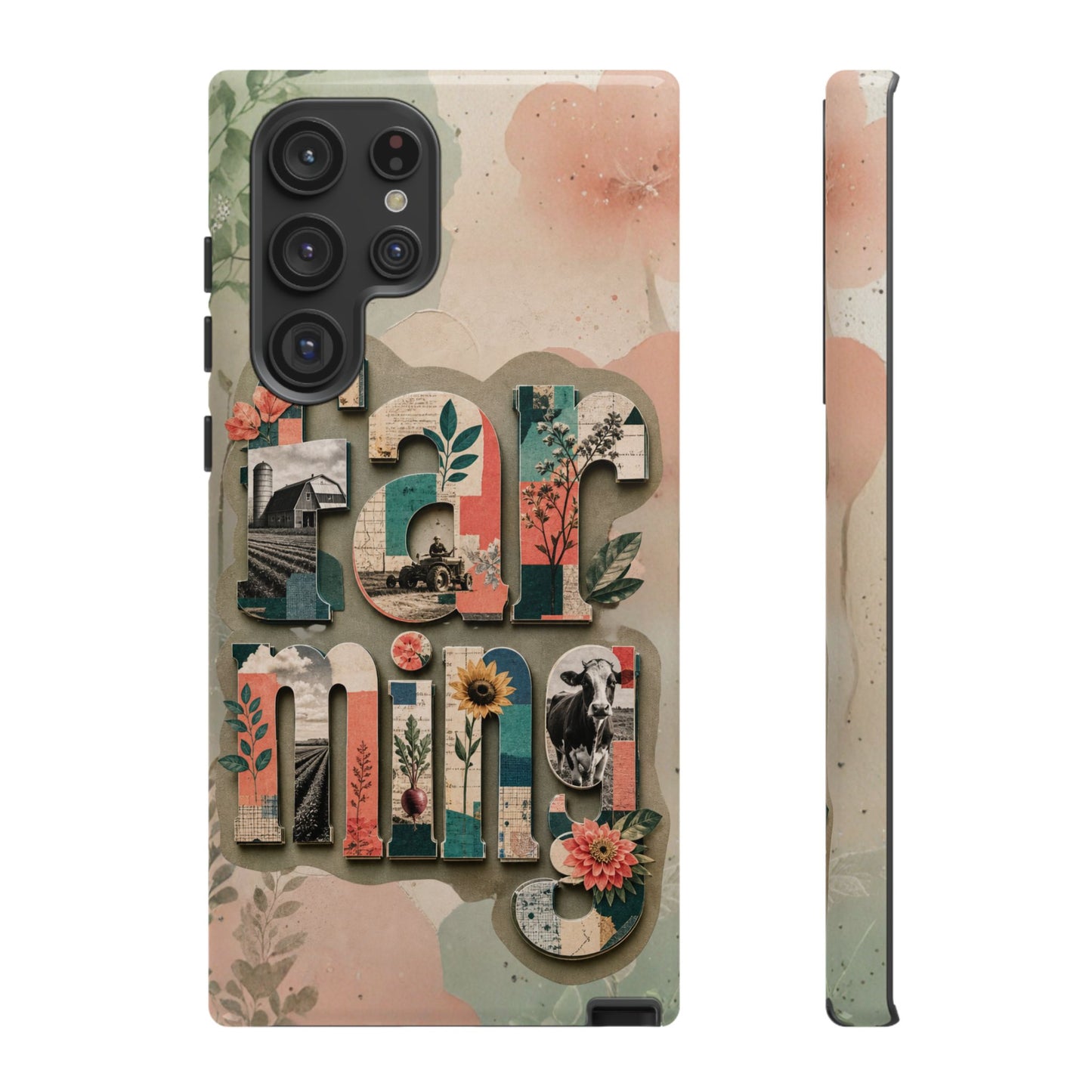 Farming Scrapbook Phone Case