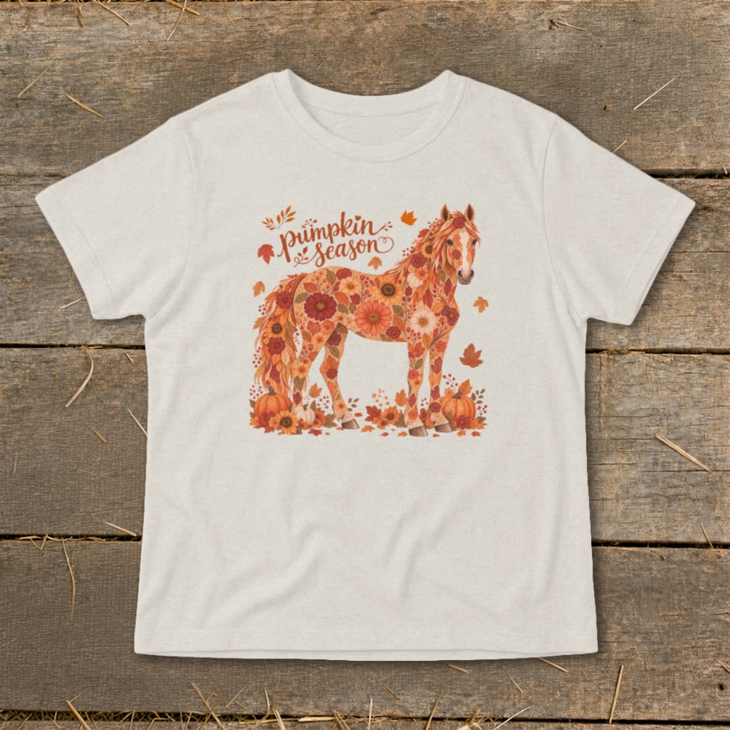 Fall Floral Horse Infant Tee