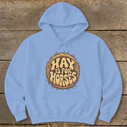 Hay Is For Horses Round Bale Hoodie