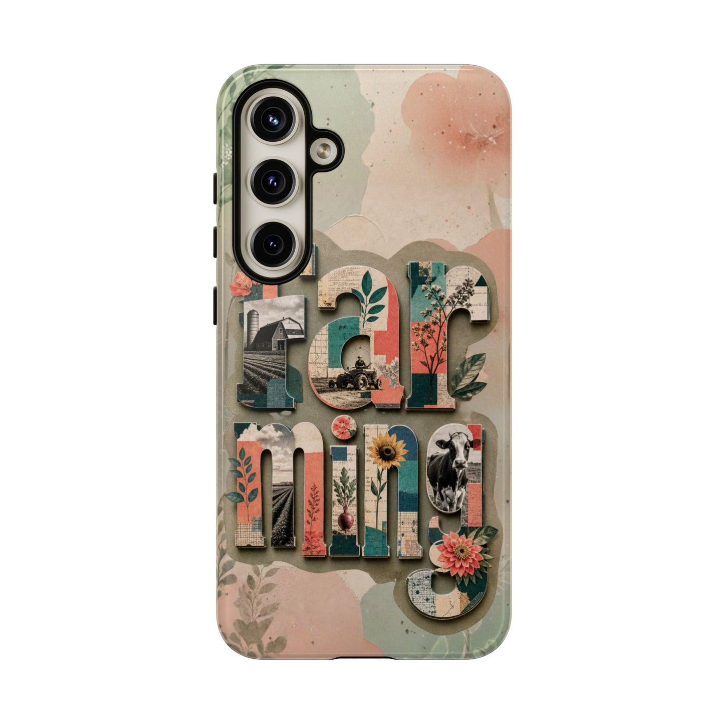 Farming Scrapbook Phone Case