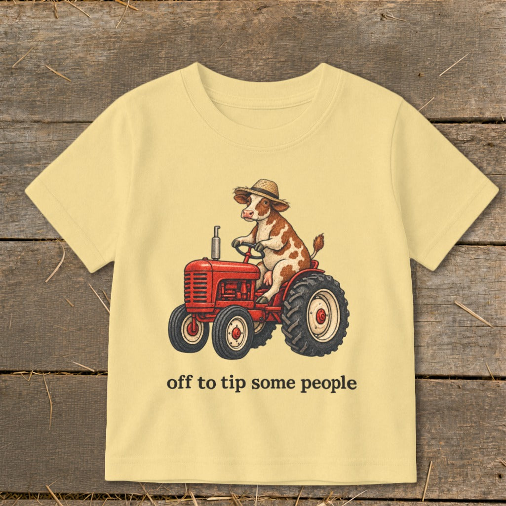Off To Tip People Toddler Tee