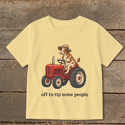 Off To Tip People Toddler Tee