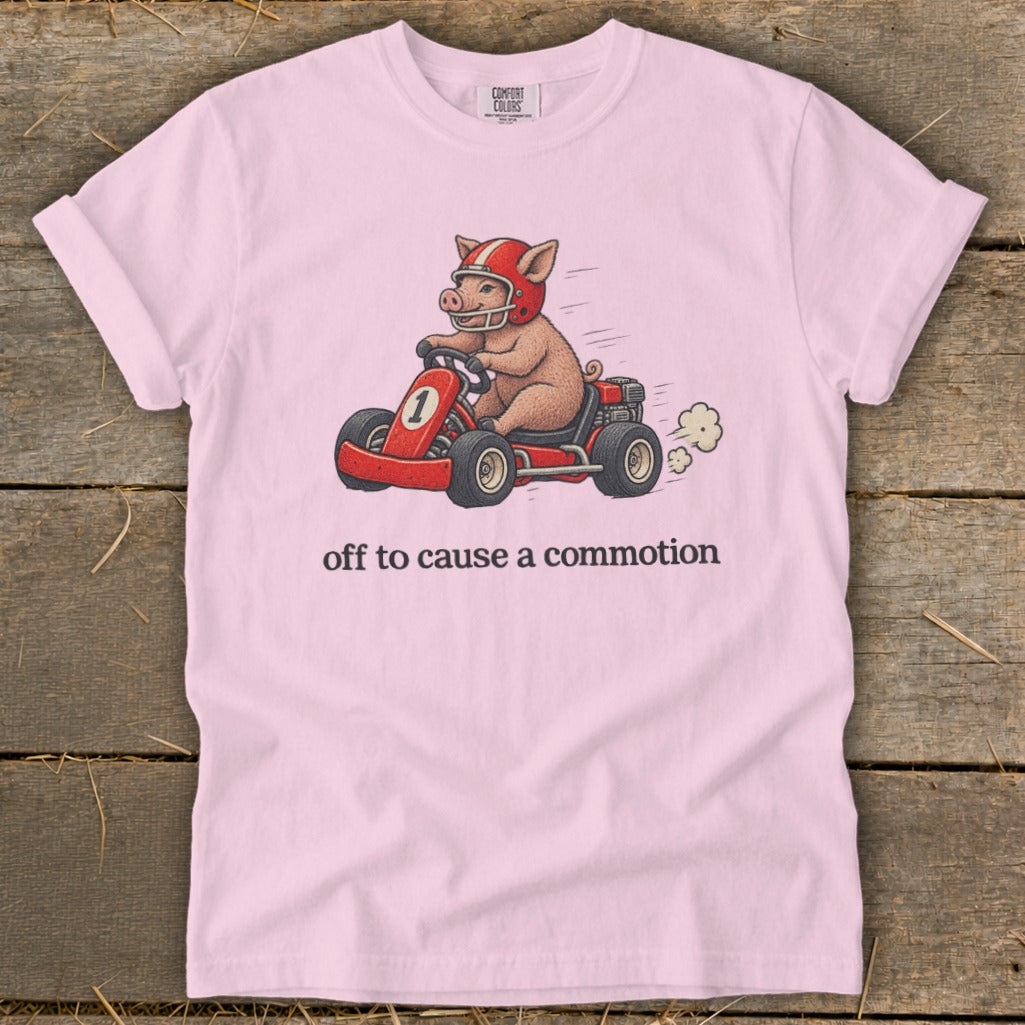 Off To Cause a Commotion Signature Tee