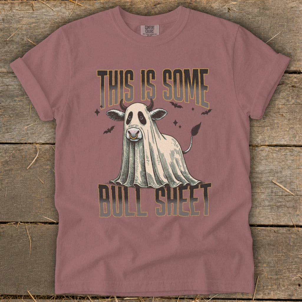 Ghost cow with "This is Some Bull Sheet" text.