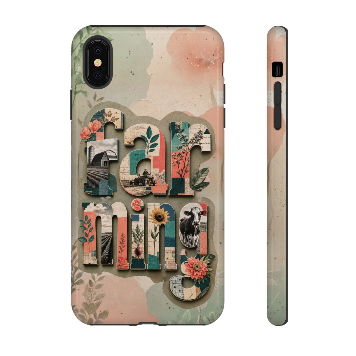 Farming Scrapbook Phone Case