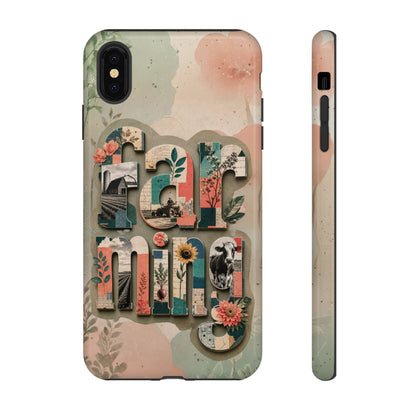 Farming Scrapbook Phone Case