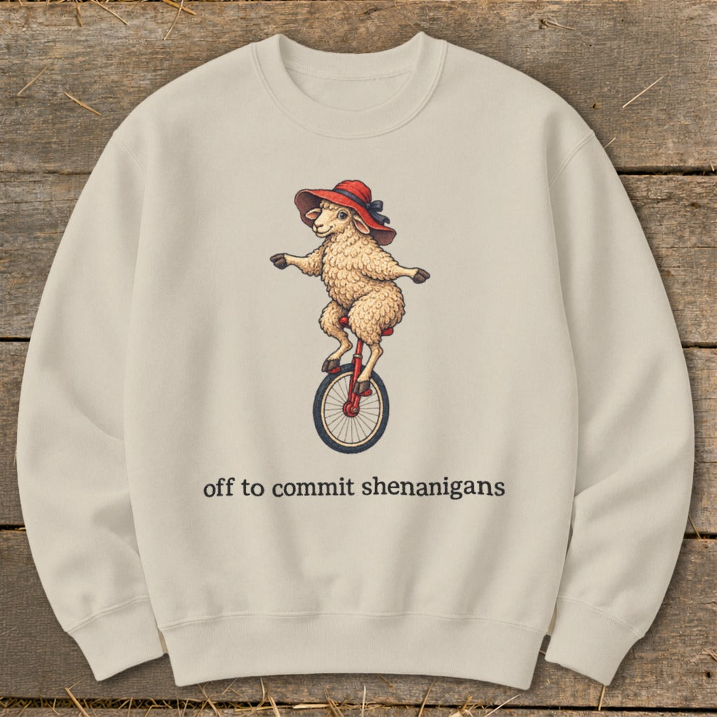 Off To Commit Shenanigans Sweatshirt