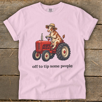 Off To Tip People Signature Tee