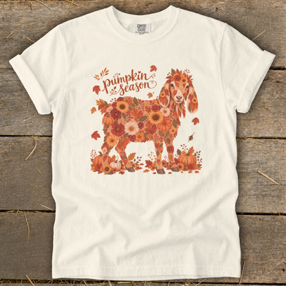 Fall Floral Nubian Goat Signature Tee