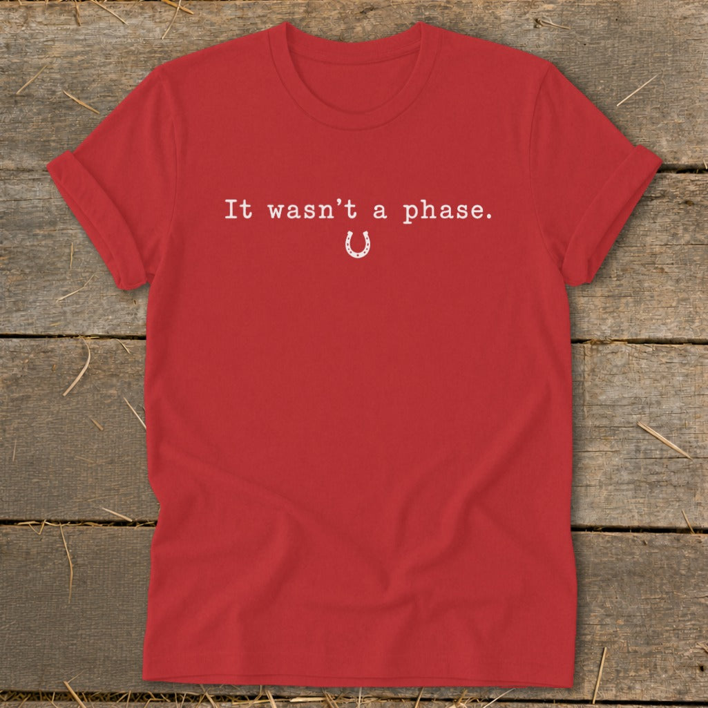 It Wasn't a Phase Horseshoe Softstyle Tee