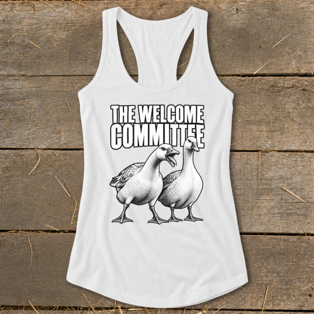 The Welcome Committee Racerback Tank