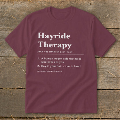 Hayride Therapy Definition Youth Tee