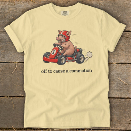 Off To Cause a Commotion Signature Tee